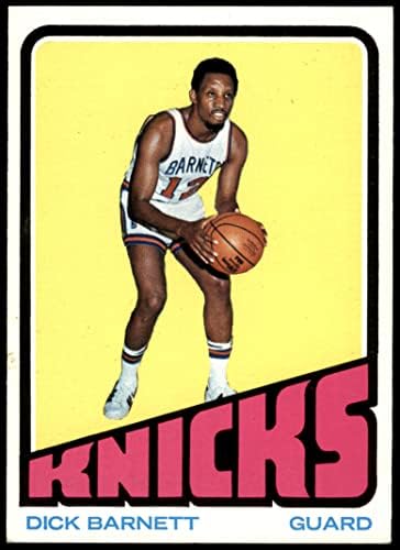 1972 Topps 52 Дик Барнет Ню Йорк Никс (Баскетболно карта) EX/MT Knicks Тенеси Св.