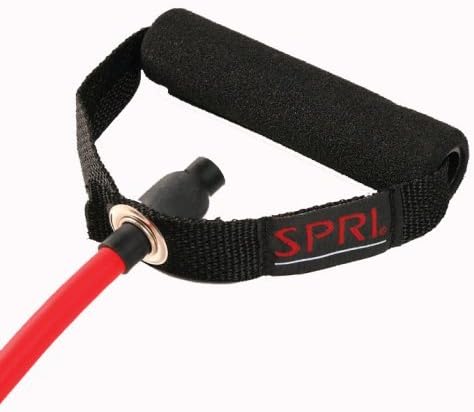 Кабели за упражнения с эспандером SPRI Deluxe Xertube с дръжки, пълни поролоном (всички въжета се продават отделно)