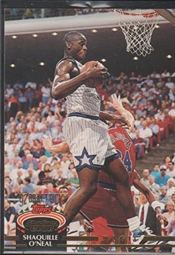 1992-93 Стадион Клуб Баскетбол 247 Карта начинаещ Шакила о ' Нийл RC Орландо Меджик Официалната Търговска картичка НБА от Topps