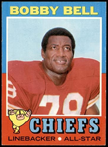 1971 Topps # 35 от Боби Бел Канзас Сити Шефове (Футболна карта) EX/MT+ Chiefs