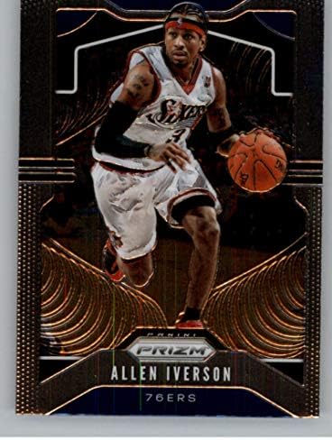 2019-20 Панини Prizm 6 Търговската картичка е баскетболист от НБА Алън Айверсона Филаделфия 76-ърс 2019-20