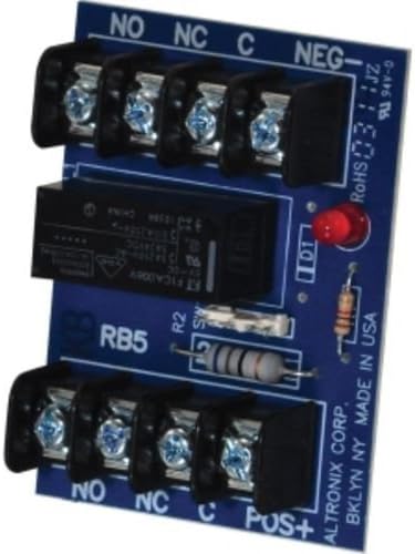 Модул реле Altronix 6/12VDC 120mA DPDT, Синьо, 1 (RB5)