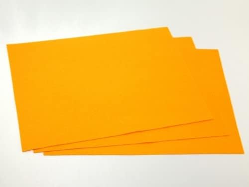 Обикновена акрилна фетровая кърпа 9 x 12, правоъгълник подсолнечно-жълт - на лист