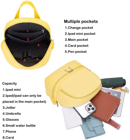 сладък модни мини чанта-раница за момичета и жени (желтый1)