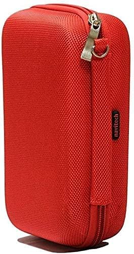 Часовници Navitech Red и джоб за аксесоари, който е съвместим с Garmin Forerunner 245/245 Music