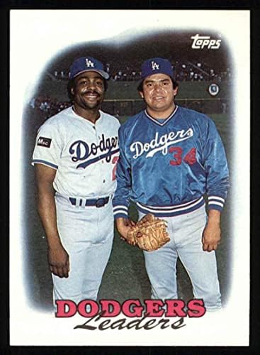 1988 Topps 489 Лидерите на Доджърс Лос Анджелис Доджърс (бейзбол карта) NM / MT Dodgers