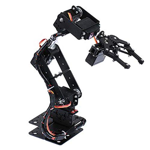 Ръка на Робот, 6DOF Робот Механична Ръка Стяга Нокът Комплект Манипулатор Промишлен Робот резервни Части, с Метална Шестерней за Обучение