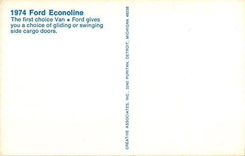 Реколта картичка 1974 г. Ford Econoline van Y2642