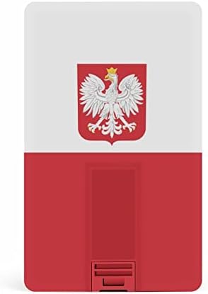 Флаг на Полша с Орел Кредитна карта, USB Флаш памети Персонализирана Карта с памет Ключови Корпоративни Подаръци и рекламни да се раздадат
