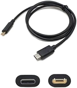 Допълнение 5-Комплект от 1 м черни кабели USB 3.1 (C) Мъж-Micro-USB 2.0 (B) Male