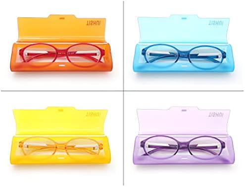 Очила за четене за Жени, Блокиране на Синя Светлина, Овални, Кръгли Компютърни Ридеры, Дамски слънчеви Очила-Лъжци С Цветни Защитни Чехлами