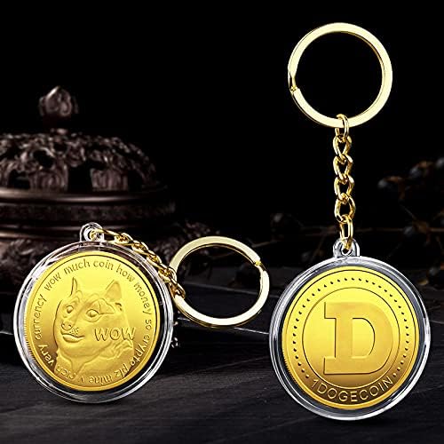 1 унция Златни Криптовалюты Dogecoin Ada Възпоменателна Монета Dogecoin 2021 Ограничен Тираж са подбрани Монета с Защитно покритие