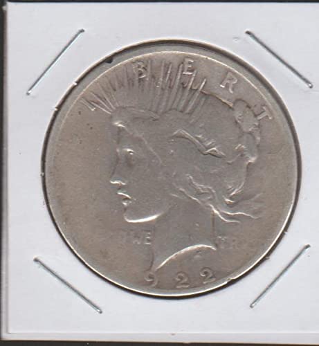 1922 D Peace (1921-1935) (90% сребро) 1 Добър долар +