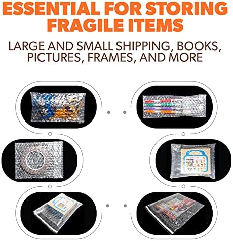 PackageZoom Bubble Pouch Out Чанти | Прозрачни 3x5 Цолови Самоуплотняющиеся Чанти-възглавници с мехурчета за доставка, опаковка, съхранение,