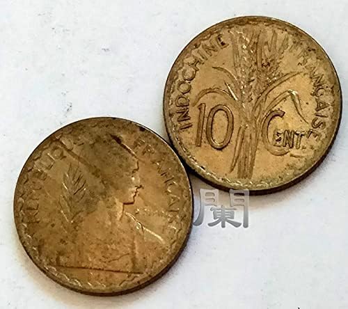 Клон Азиатски монети Индийския Клон Тази Монета 1941 година 10 Точки Никел