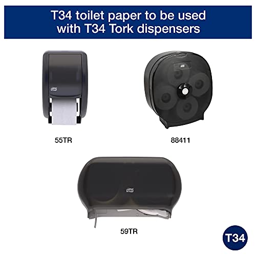 Тоалетна ролка Tork Бял T34, универсален, 2 слой, 48 x 616 листа, 240616