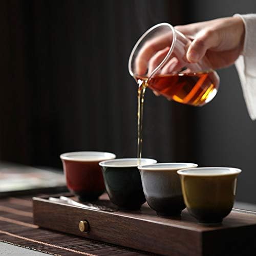 HUANGXING - Китайски Чайник Кунг-фу, Определени Чаени Чаши, Лек Чайник за Чай Любителите на нов дом, Подарък за Рожден Ден, Чай
