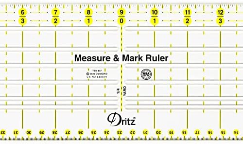Линийка за измерване и маркиране Dritz Линия и Аксесоари, прозрачни