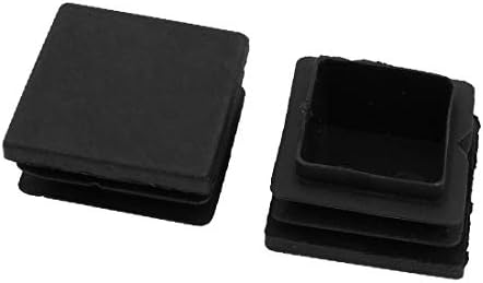 X-DREE 5 бр. Черен пластмасов калъф за боклук с квадратна дупка 32 мм x 32 мм (Нов Lon0167 5 бр. С участието на надеждна защита от черен