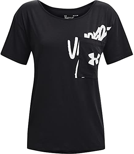 Женска тениска Under Armour Love с обемен графичен надпис Оверсайз