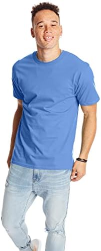 Модни тениски Hanes мъжки 5180, Carolina Blue, XX размер, САЩ