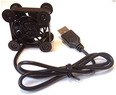 Easycargo 2-Комплектен 40-мм USB вентилатор Quite, Mini USB Fan 5, Охлаждащ Малък вентилатор с многоскоростным контролер (45x45x23 мм)